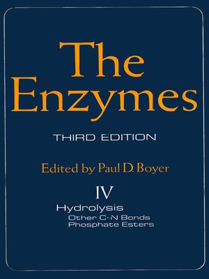 cover image of The Enzymes, Volume IV